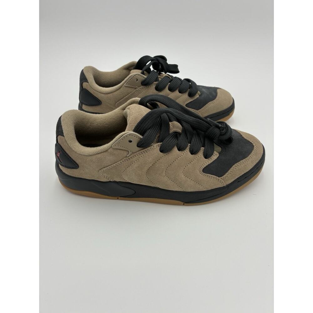 Jordan Session Sneakers Mens 10 khaki Black Suede Gum Sole Low Top NEW